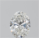 Diamante Natural 0.50 quilates, Ovalado , Color G, claridad VS2 y certificado GIA