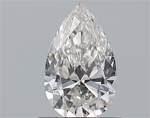 Foto Diamante Natural 0.58 quilates, De pera , Color F, claridad VVS2 y certificado GIA de