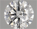 Natural Diamond 0.70 Carats, Round with Very Good Cut, H Color, I1 Clarity and Certified by GIA