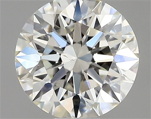 Foto Diamante Natural 0.51 quilates, Redondo , Color J, claridad SI1 y certificado GIA de