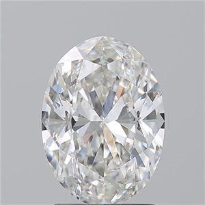 Foto Diamante Natural 2.01 quilates, Ovalado , Color H, claridad VS1 y certificado GIA de