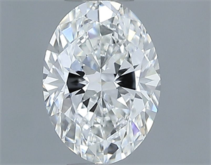 Picture of Natural Diamond 0.71 Carats, Oval with  Cut, F Color, VVS2 Clarity and Certified by GIA