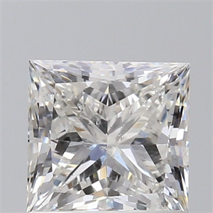 Foto Diamante Natural 1.01 quilates, Princesa , Color F, claridad SI2 y certificado GIA de