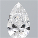 Natural Diamond 0.71 Carats, Pear with  Cut, D Color, SI2 Clarity and Certified by GIA