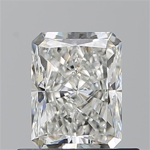 Picture of Natural Diamond 0.71 Carats, Radiant with  Cut, H Color, VVS2 Clarity and Certified by GIA