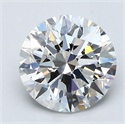Natural Diamond 1.80 Carats, Round with Excellent Cut, G Color, VVS1 Clarity and Certified by GIA