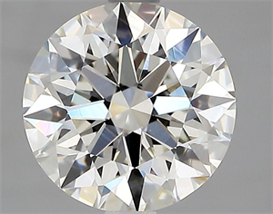 Picture of Natural Diamond 2.05 Carats, Round with Excellent Cut, H Color, VVS2 Clarity and Certified by GIA