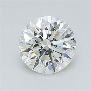 Picture of Natural Diamond 0.70 Carats, Round with Excellent Cut, J Color, VS2 Clarity and Certified by IGI