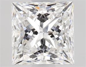 Picture of Natural Diamond 0.80 Carats, Princess with  Cut, E Color, VS1 Clarity and Certified by GIA