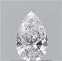Natural Diamond 0.51 Carats, Pear with  Cut, E Color, VS2 Clarity and Certified by GIA
