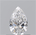 Natural Diamond 0.51 Carats, Pear with  Cut, E Color, VS2 Clarity and Certified by GIA