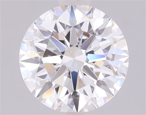 Picture of Lab Grown Diamond 2.00 Carats, Round with Ideal Cut, D Color, IF Clarity and Certified by IGI