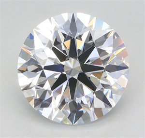 Picture of Lab Grown Diamond 3.14 Carats, Round with Ideal Cut, D Color, VS1 Clarity and Certified by IGI