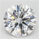 Lab Grown Diamond 3.27 Carats, Round with Ideal Cut, D Color, IF Clarity and Certified by IGI