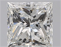 Natural Diamond 1.00 Carats, Princess with  Cut, G Color, VS1 Clarity and Certified by GIA