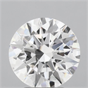 Lab Grown Diamond 4.40 Carats, Round with Ideal Cut, D Color, VVS2 Clarity and Certified by IGI
