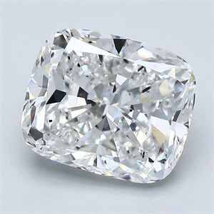 Picture of Natural Diamond 3.04 Carats, Cushion with  Cut, E Color, SI1 Clarity and Certified by GIA