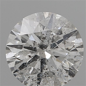 Picture of Natural Diamond 0.72 Carats, Round with Excellent Cut, G Color, I1 Clarity and Certified by IGI