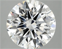 Lab Grown Diamond 5.08 Carats, Round with Ideal Cut, E Color, VVS2 Clarity and Certified by IGI