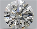 Natural Diamond 0.41 Carats, Round with Excellent Cut, I Color, VS2 Clarity and Certified by GIA