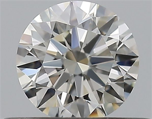Picture of Natural Diamond 0.41 Carats, Round with Excellent Cut, I Color, VS2 Clarity and Certified by GIA