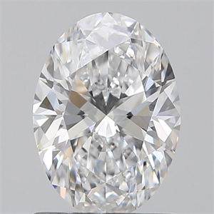 Picture of Natural Diamond 0.90 Carats, Oval with  Cut, D Color, VS1 Clarity and Certified by GIA