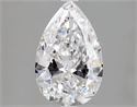 Natural Diamond 1.80 Carats, Pear with  Cut, D Color, SI1 Clarity and Certified by GIA
