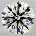 Natural Diamond 0.41 Carats, Round with Excellent Cut, K Color, VVS1 Clarity and Certified by GIA