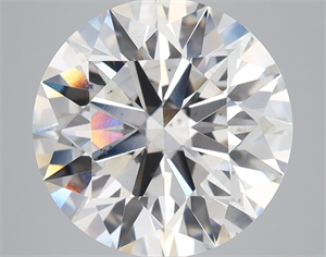 Picture of Lab Grown Diamond 6.71 Carats, Round with Ideal Cut, G Color, VS2 Clarity and Certified by IGI