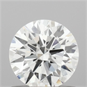 Lab Grown Diamond 0.72 Carats, Round with Ideal Cut, D Color, VVS2 Clarity and Certified by IGI