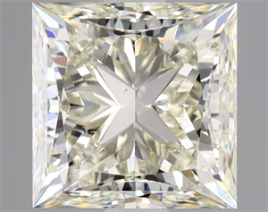 Picture of Natural Diamond 2.01 Carats, Princess with  Cut, L Color, VS2 Clarity and Certified by GIA