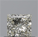 Natural Diamond 0.50 Carats, Princess with  Cut, M Color, VVS2 Clarity and Certified by GIA