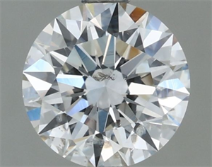 Picture of Natural Diamond 1.01 Carats, Round with Excellent Cut, H Color, I1 Clarity and Certified by GIA