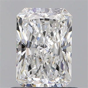 Picture of Natural Diamond 0.71 Carats, Radiant with  Cut, E Color, SI2 Clarity and Certified by GIA