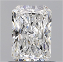 Natural Diamond 0.71 Carats, Radiant with  Cut, E Color, SI2 Clarity and Certified by GIA