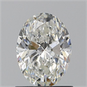 Natural Diamond 1.01 Carats, Oval with  Cut, F Color, SI1 Clarity and Certified by GIA