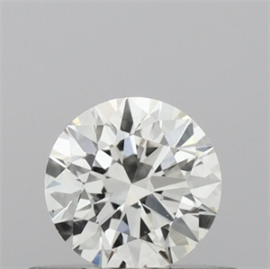 Picture of Natural Diamond 0.40 Carats, Round with Excellent Cut, H Color, VVS2 Clarity and Certified by IGI
