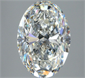 Natural Diamond 2.70 Carats, Oval with  Cut, G Color, VVS1 Clarity and Certified by GIA