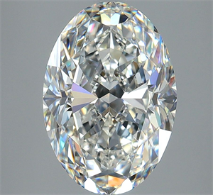 Picture of Natural Diamond 2.70 Carats, Oval with  Cut, G Color, VVS1 Clarity and Certified by GIA