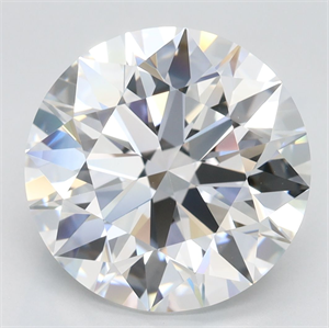 Picture of Lab Grown Diamond 5.01 Carats, Round with Excellent Cut, D Color, VVS2 Clarity and Certified by GIA