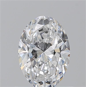 Picture of Natural Diamond 0.80 Carats, Oval with  Cut, D Color, VS2 Clarity and Certified by GIA