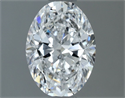 Diamante Natural 0.80 quilates, Ovalado , Color D, claridad VS2 y certificado GIA