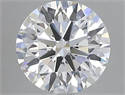 Lab Grown Diamond 2.86 Carats, Round with Ideal Cut, E Color, IF Clarity and Certified by IGI