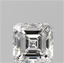 Natural Diamond 0.90 Carats, Asscher with  Cut, F Color, VVS2 Clarity and Certified by GIA
