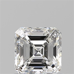 Picture of Natural Diamond 0.90 Carats, Asscher with  Cut, F Color, VVS2 Clarity and Certified by GIA