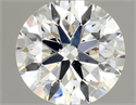 Natural Diamond 0.80 Carats, Round with Excellent Cut, G Color, SI2 Clarity and Certified by GIA