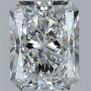 Picture of Natural Diamond 1.52 Carats, Radiant with  Cut, E Color, SI2 Clarity and Certified by GIA