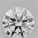 Natural Diamond 0.74 Carats, Round with Excellent Cut, F Color, IF Clarity and Certified by GIA