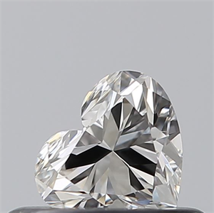 Picture of Natural Diamond 0.31 Carats, Heart with  Cut, G Color, VVS2 Clarity and Certified by GIA