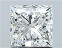 Natural Diamond 1.20 Carats, Princess with  Cut, I Color, VVS2 Clarity and Certified by GIA